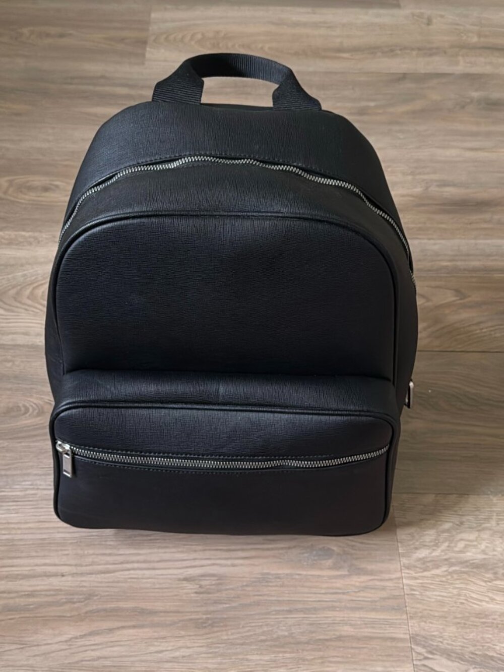 Zara Minimalist Backpack Black